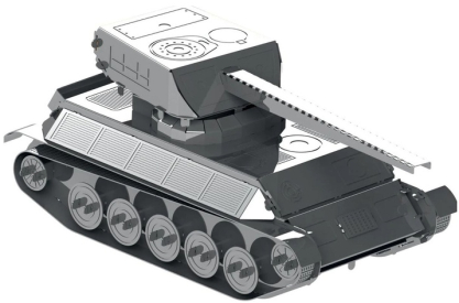 Oceľová stavebnica tank AMX-13/75