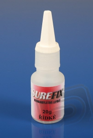 SUREFIX 20g riedke sekundové lepidlo