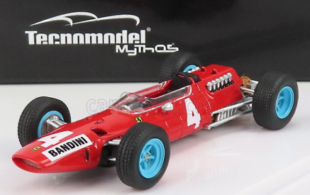 Tecnomodel Ferrari F1 512 N 4 Italy Gp 1965 Lorenzo Bandini 1:43 Červená