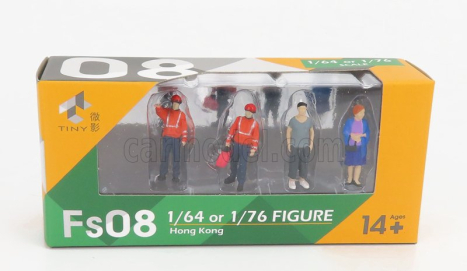 Tiny toys Figúrky Set 4x Figúrky 1:64 Rôzne