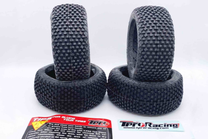 TPRO 1/8 OffRoad Racing guma MEGABLOCK Competition Long-Wear Soft T3 zmes 4 ks.