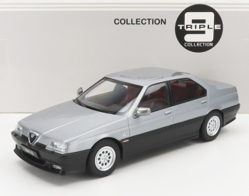 Triple9 Alfa romeo 164 Q4 1994 - Tmavočervený interiér 1:18 Strieborná šedá