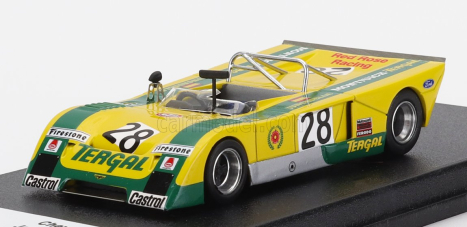 Trofeu Chevron B21 Fvc Cosworth N 28 Rally Vila Real 1972 Jose Juncadella 1:43 Žltozelená