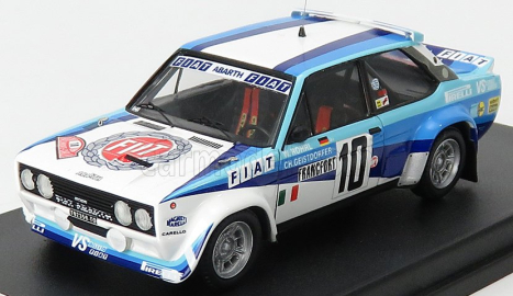 Trofeu Fiat 131 Abarth Team Fiat Italia N 10 Winner Rally Montecarlo 1980 W.rohrl - C.geistdorfer 1:43 Biela Modrá