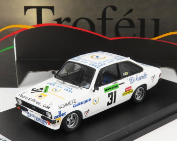 Trofeu Ford england Escort Mkii Rs 2000 N 31 2nd Rally Vila Do Conde 1981 F.gaspar 1:43 White