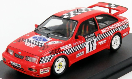 Trofeu Ford england Sierra Cosworth Rs N 17 Rally National Breakdown 1987 R.stoneman - P.davis 1:43 Red Black