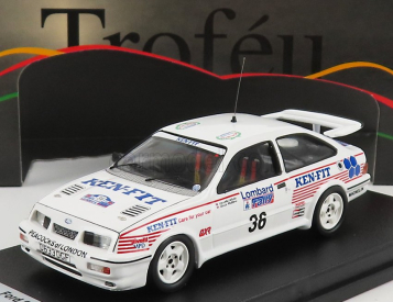 Trofeu Ford england Sierra Rs Cosworth N 36 Rally Rac Lombard 1987 C.mellors - H.white 1:43 Biela