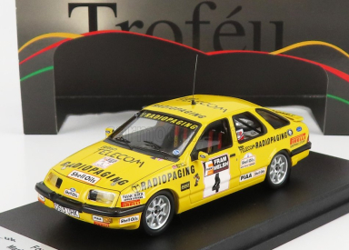 Trofeu Ford england Sierra Xr4 N 4 Rally Welsh 1987 M.lovell - R.freeman 1:43 Žltá