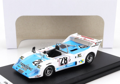 Trofeu Lola T294 1994cc S4 Team Societe Racing Organisation Course N 28 24h Le Mans 1975 Francois Servanin - Jacques Henry - Albert Dufrene 1:43 Biela Svetlomodrá