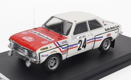 Trofeu Opel Ascona (nočná verzia) N 24 Rally Montecarlo 1972 Henri Greder - Christian Delferier 1:43 Biela červená