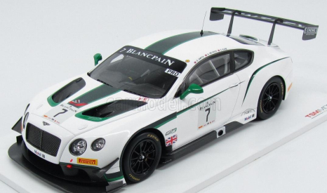 Truescale Bentley Gt3 N 7 Winner Blancpain Gt Silverstone 2014 1:18 Biela