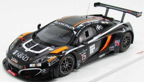 Truescale Mclaren Mp4-12 Gt3 Team Boutsen Ginion Racing N 15 24h Spa 2014 K.a.ojjeh - O.grotz - F.vervisch - G.pantano 1:18 Black