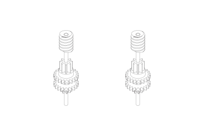 Turbo Racing výstupná os prevodovky C50 2 ks