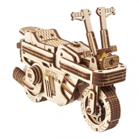 Ugears 3D drevené mechanické puzzle skladacie kolobežky