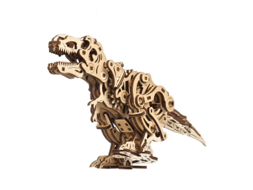 Ugears 3D drevené mechanické puzzle Tyranosaurus Rex