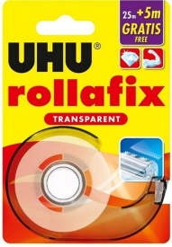 UHU Rollafix Invisible 19mm x 25m + 5m EXTRA