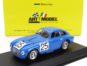 Umelecký model Ferrari 195s 2.3l V12 Touring Berlinetta Team Luigi Chinetti N 25 24h Le Mans 1950 Raymond Sommer - Dorino Serafini 1:43 Modrá