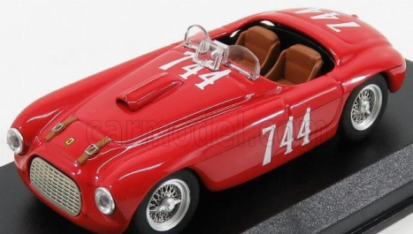 Umelecký model Ferrari 195s Barchetta Spider Ch.0060 N 744 Winner Giro Della Calabria 1950 Serafini - Salami 1:43 Red