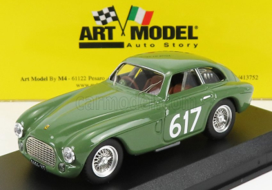 Umelecký model Ferrari 212 Export Touring Berlinetta N 617 Mille Miglia 1953 Gerini - Donazzolo 1:43 Zelená