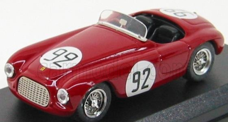 Umelecký model Ferrari 225s Touring N 92 12th Gp Montecarlo 1952 E.castellotti 1:43 Červená