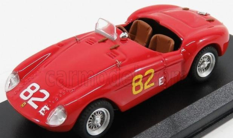 Umelecký model Ferrari 500 Mondial Spider Ch.0438 N 82 6h Torrey Pines 1956 P.hill 1:43 Red