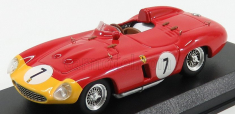 Umelecký model Ferrari 857s Ch.0578 N 7 5. 1000km Paríž-monthlery 1956 De Pordago - Hill 1:43 Červená