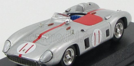 Umelecký model Ferrari 860 Monza Spider N 11 Winner Santa Maria Road Races 1956 J.von Neumann 1:43 Strieborná červená