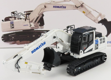 Universal hobbies Komatsu Pc210lc Escavatore Cingolato - Traktor Bagr 1:50 biely čierny