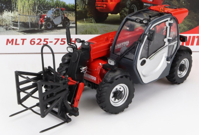 Universal hobbies Manitou Mlt 625-75h Teleskopický traktor - Elevatore 1:32 Červená strieborná