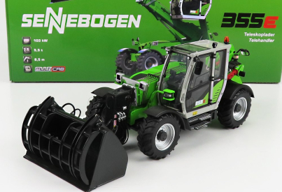 Universal hobbies Sennebogen 355e Teleskopický traktor - Elevatore 1:32 Svetlozelená