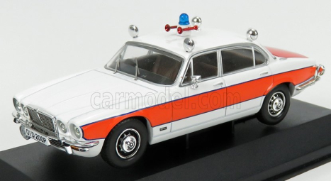 Vanguards Jaguar Xj6 Mkii 4.2l Police 1971 1:43 Biela oranžová