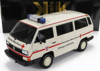 Volkswagen T3 Minibus v mierke Kk Deutsches Rotes Kreuz Ambulance 1987 1:18 Creme Red