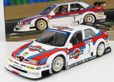 Werk83 Alfa romeo 155 V6 Ti Alfa Corse Martini Racing N 7 Dtm Itc 1995 Alessandro Nannini 1:18 Biela