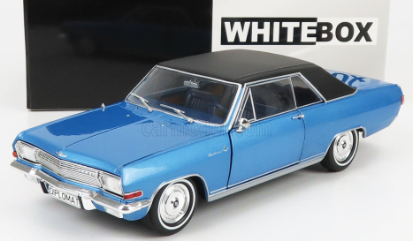 Whitebox Opel Diplomat A V8 Coupe 1965 1:24 svetlomodrá čierna