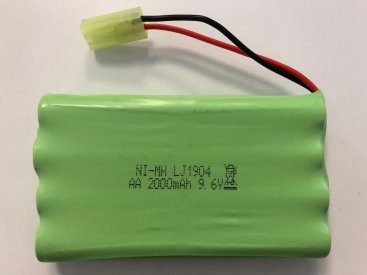 AKU PACK 2000 mAh 9,6 V NiMH micro tamiya