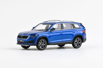 Abrex Škoda Kodiaq FL (2021) 1:43 - Modrá závodná metalíza