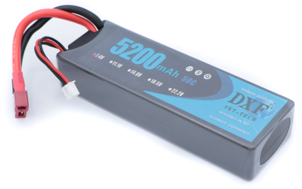 Akumulátor 7,4V 5200 mAh Li-Pol 50C/100C Dean-T