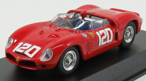 Art-model Ferrari Dino 196sp Spider Ch.0804 N 120 2nd Targa Florio 1962 Bandini - Baghetti 1:43 Červená