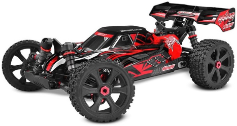 ASUGA XLR 6S – BUGGY 4WD – PRO ROLLER šasi – bez elektroniky – červená