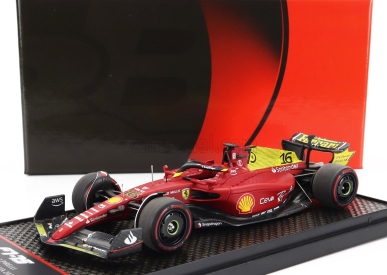 Bbr-models Ferrari F1-75 Scuderia Ferrari N 16 2. Monza Taliansko (pole position) Gp 2022 Charles Leclerc 1:43 Červeno-žltá