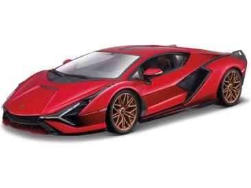 Bburago Lamborghini Sián FKP 37 1:18 červená