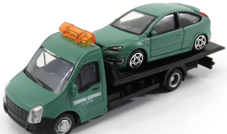 Bburago Mercedes-Benz Sprinter Soccorso Stradale + Ford England Focus 2011 1:43