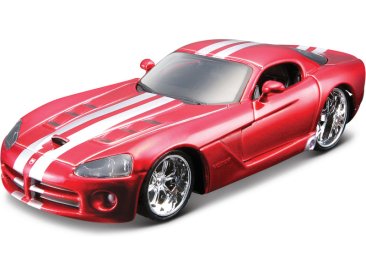 Bburago Plus Dodge Viper SRT 10 1:32 červená metalíza