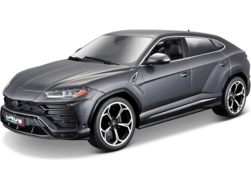 Bburago Plus Lamborghini Urus 1:18 sivá metalíza