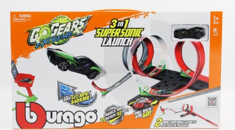 Bburago Accessories Diorama – Go Gears Extreme 3 in 1 Supersonic Launch 1:64