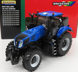 Britský traktor New holland T8.435 2018 1:32 modrý čierny