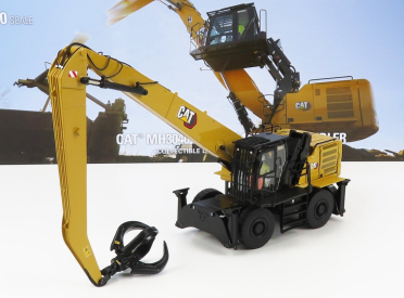 Dm-models Caterpillar Catmh3040 Gommato - Traktor kolesový manipulátor s materiálom 1:50 žltá čierna