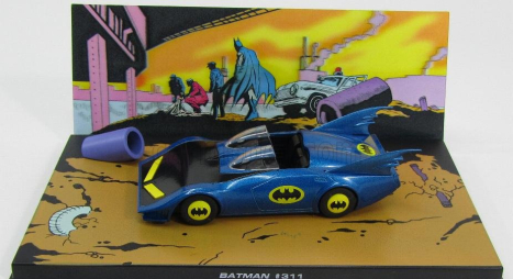 Edicola Batman Batmobile - 311 1979 1:43 modrá matná čierna