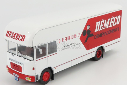 Edicola Berliet Gbk75 Truck Demeco 1967 1:43 Bielo-červená