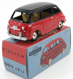 Edicola Fiat 600 Multipla I Series 1956 1:48 červená čierna